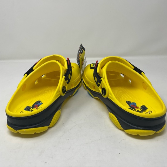 CROCS | Shoes | New Crocs Pacman All Terrain Clog Jibbitz Yellow Black ...